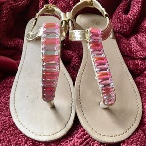 Bundle of 3 only. GAP girls sz 2 bejeweled thong sandals!